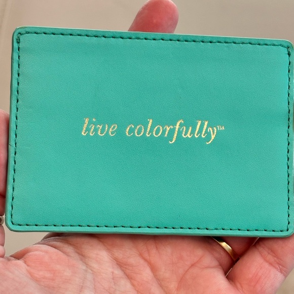 Kate Spade Madison Small Slim Card Holder in Blue Glow - Picture 4 of 9